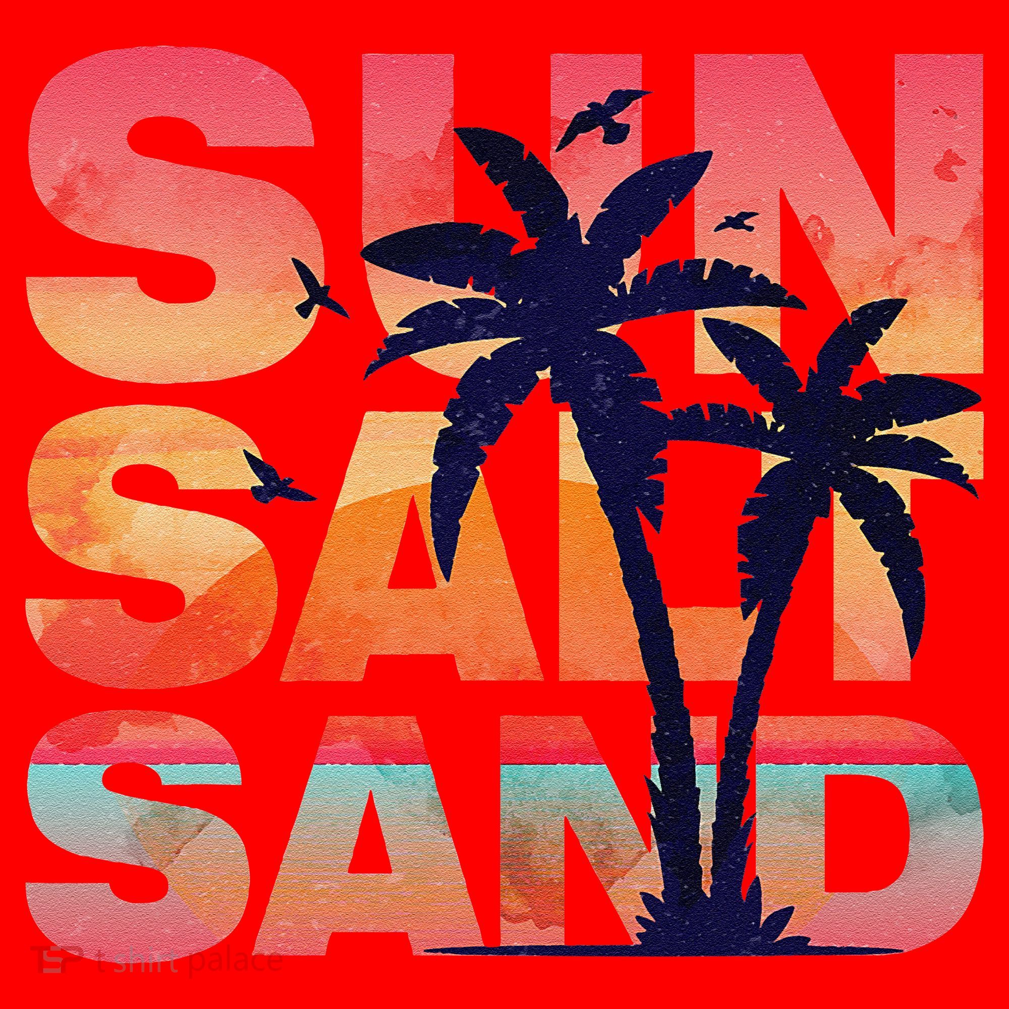 Sun Salt Sand Funny Beach Lover Summer Vacation Palm Tree Santa Hat