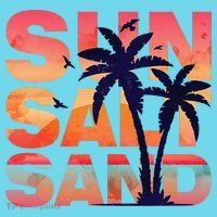 Sun Salt Sand Funny Beach Lover Summer Vacation Palm Tree T-Shirt thumb 6