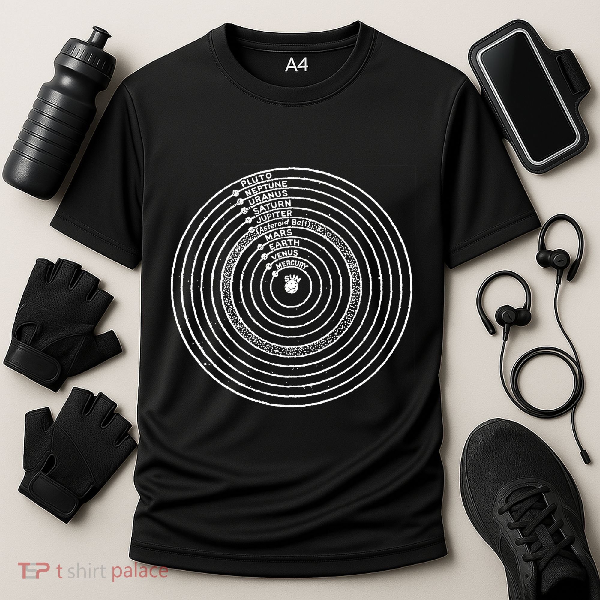 Solar System Cooling Performance Crew T-Shirt