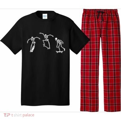 Skateboarding Skeletons Skeleton Skater Halloween Skate Pajama Set