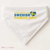 Swedish Sweden Swedish Flag Sweden Roots Sweden USA-Made Doggie Bandana thumb 0