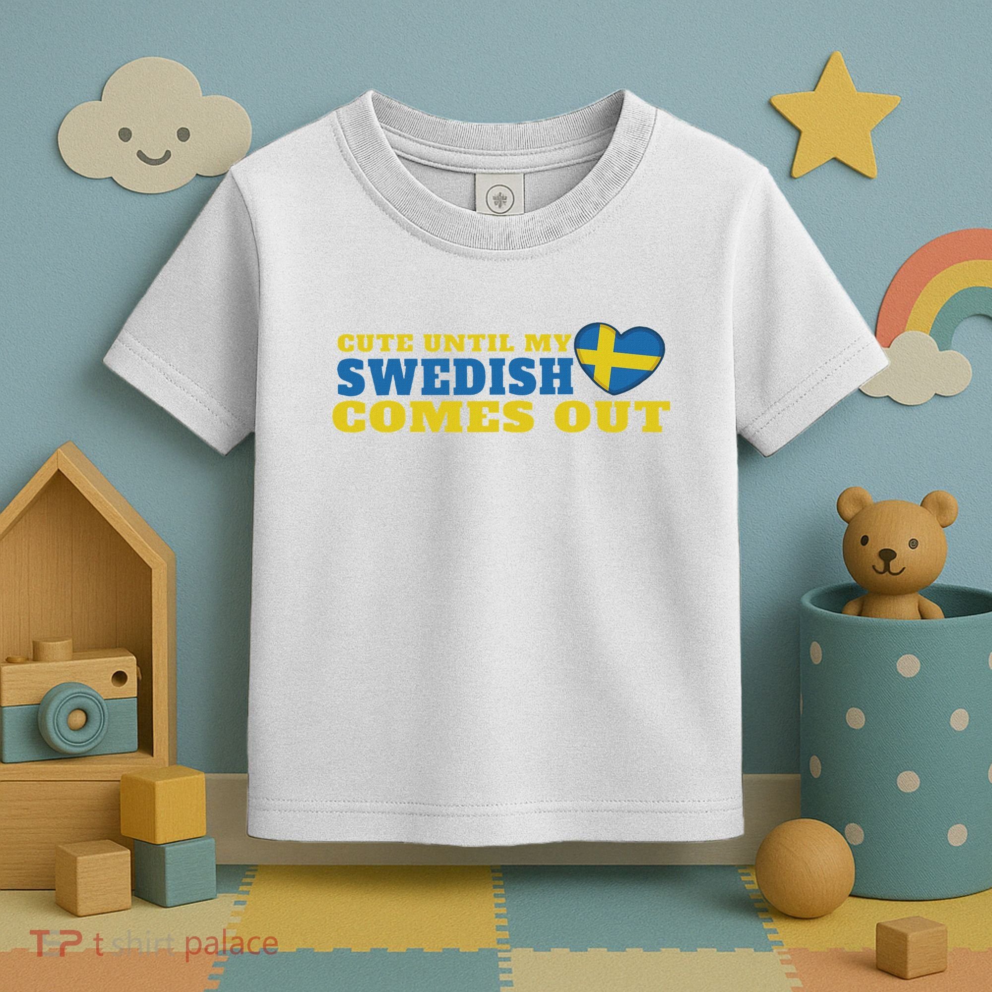 Swedish Sweden Swedish Flag Sweden Roots Sweden Toddler T-Shirt