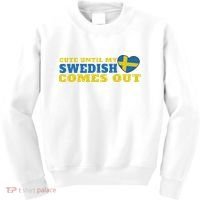 Swedish Sweden Swedish Flag Sweden Roots Sweden Kids Sweatshirt thumb 0