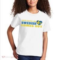 Swedish Sweden Swedish Flag Sweden Roots Sweden Kids T-Shirt thumb 2