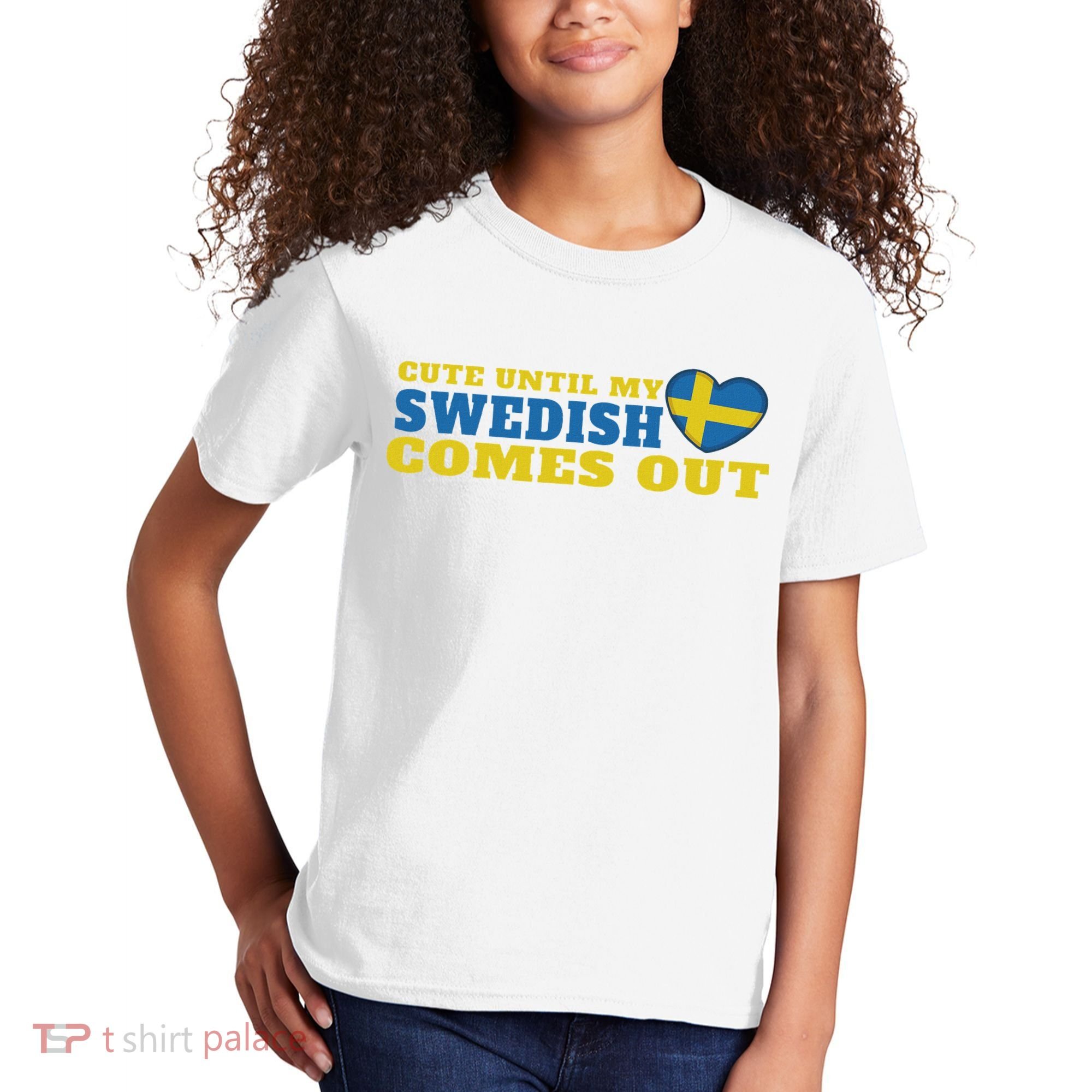 Swedish Sweden Swedish Flag Sweden Roots Sweden Kids T-Shirt