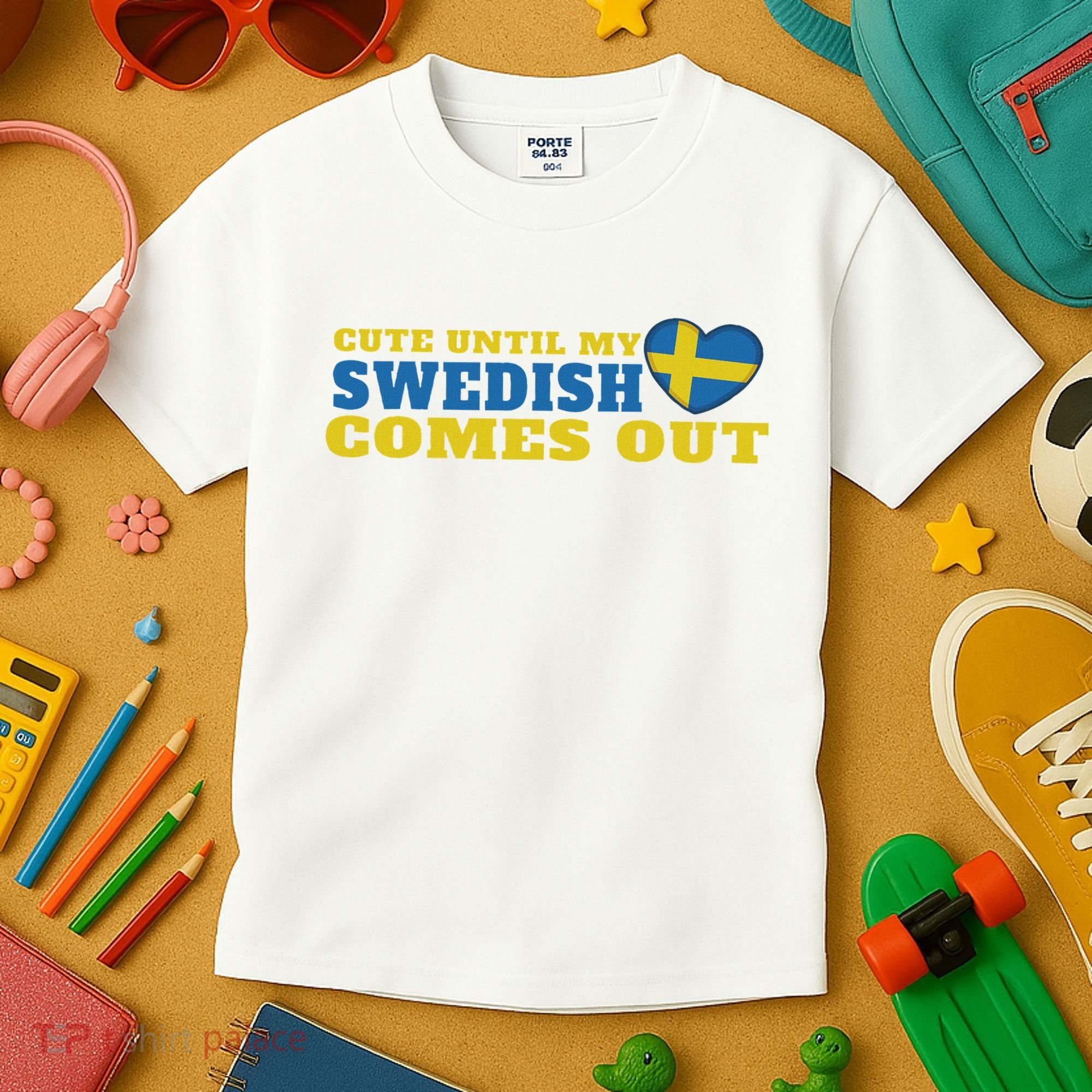 Swedish Sweden Swedish Flag Sweden Roots Sweden Kids T-Shirt