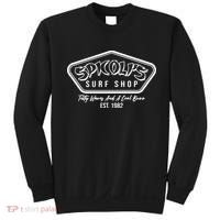 Spicolis Surf Shop Tasty Waves And A Cool Buzz Est 1982 Sweatshirt thumb 0