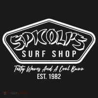 Spicolis Surf Shop Tasty Waves And A Cool Buzz Est 1982 Baby Bodysuit thumb 2