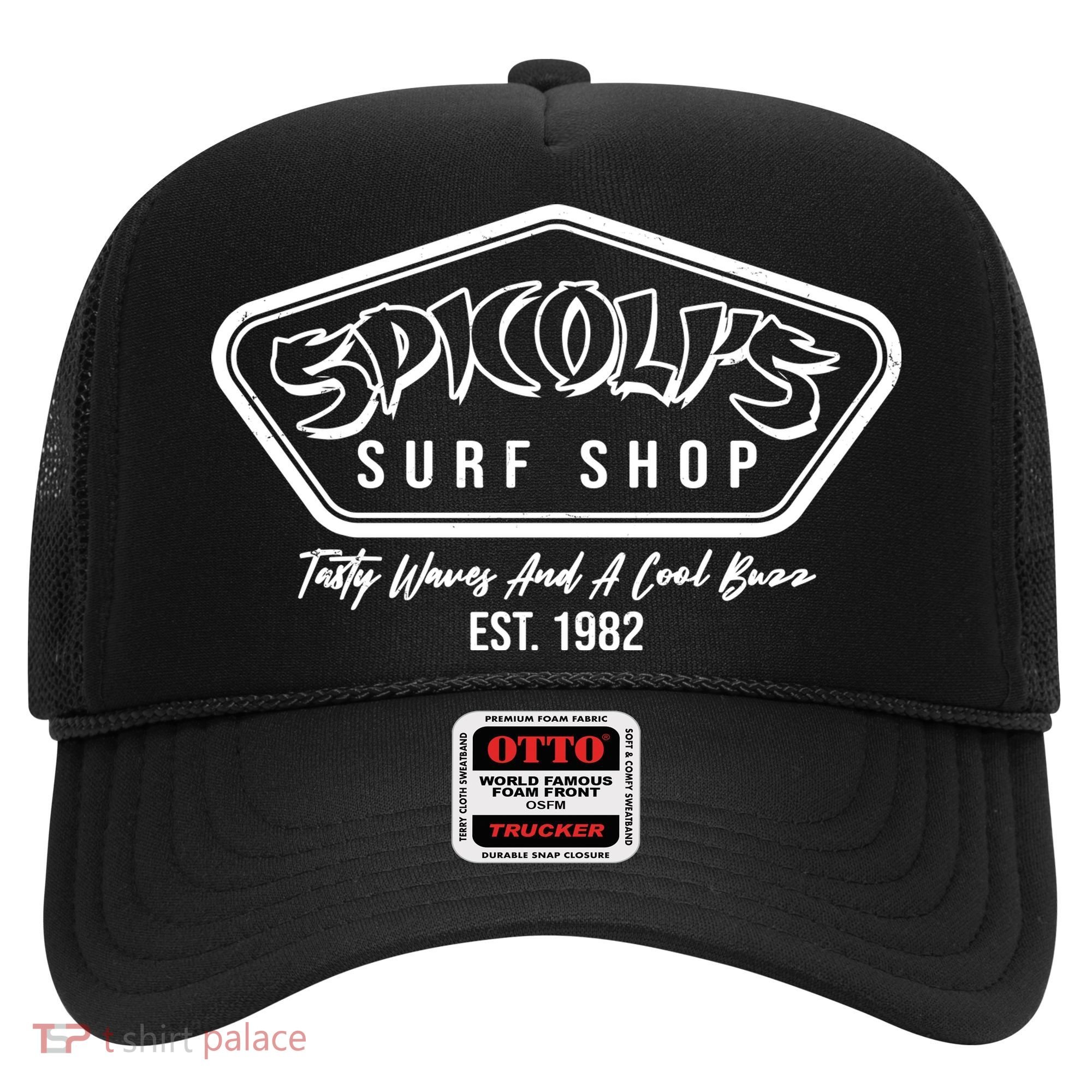 Spicolis Surf Shop Tasty Waves And A Cool Buzz Est 1982 Hat