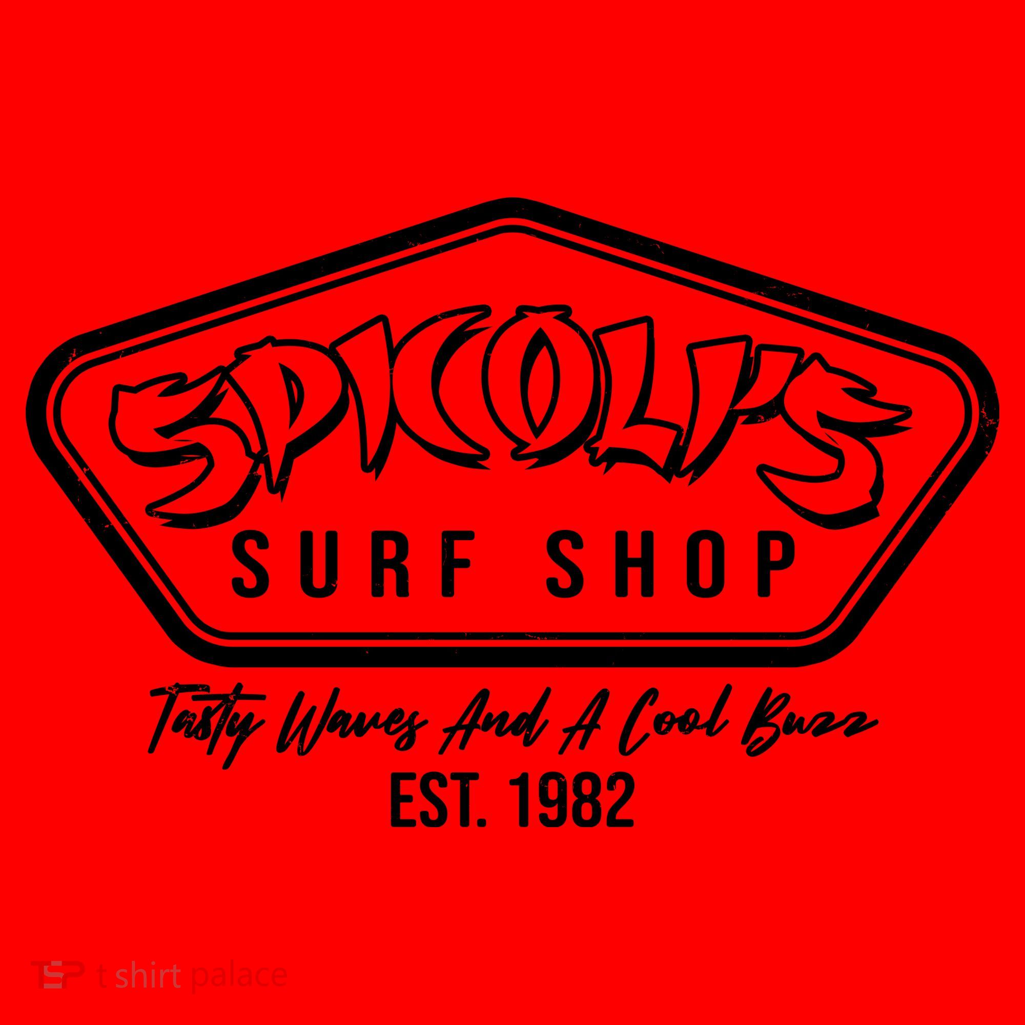 Spicolis Surf Shop Tasty Waves And A Cool Buzz Est 1982 Santa Hat