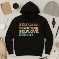 Selfcare Skincare Selflove Repeat Esthetician Hoodie thumb 3