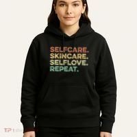 Selfcare Skincare Selflove Repeat Esthetician Hoodie thumb 5