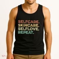 Selfcare Skincare Selflove Repeat Esthetician Tank Top thumb 3