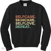 Selfcare Skincare Selflove Repeat Esthetician Kids Sweatshirt thumb 0