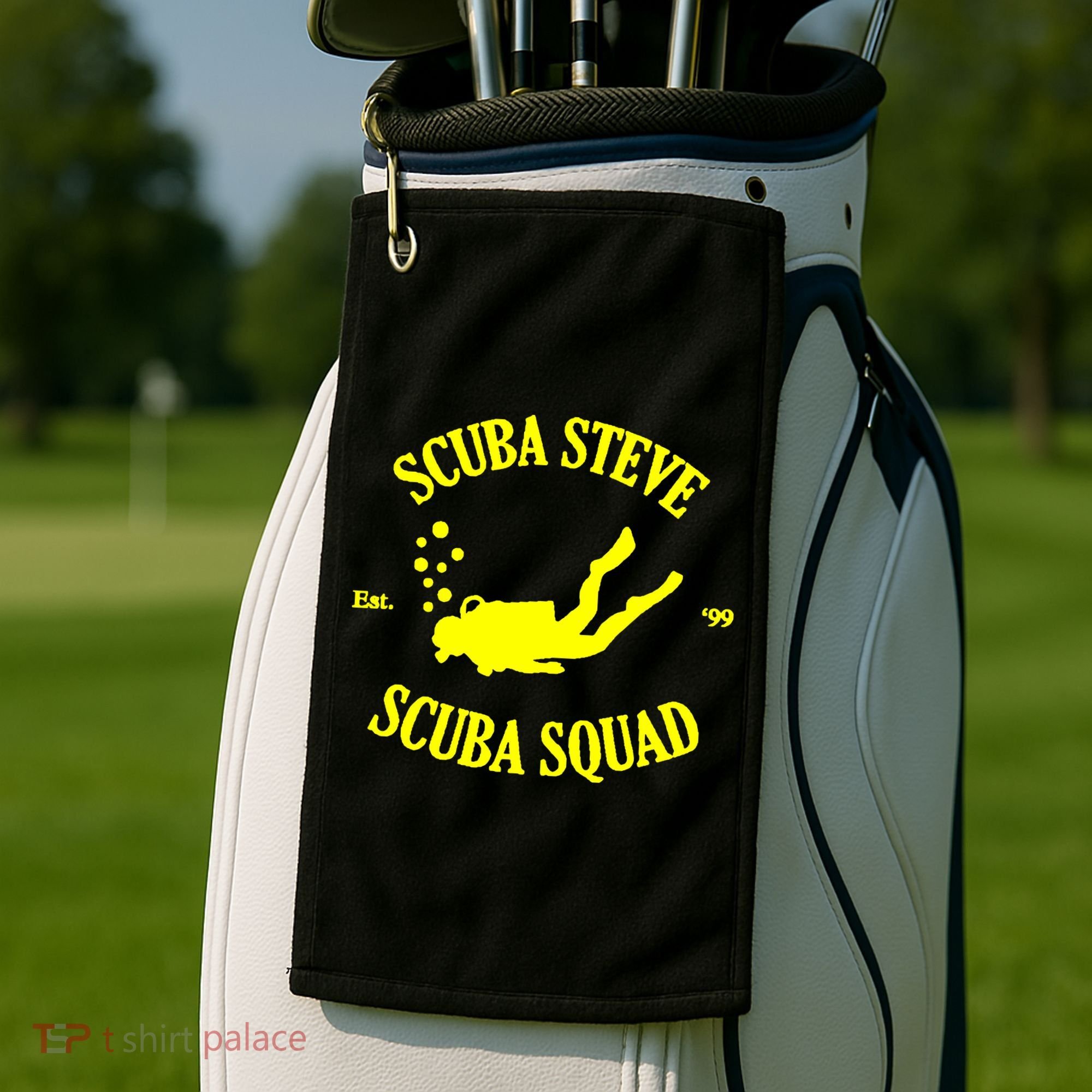 Scuba Steve Scuba Squad Golf Towel