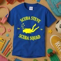Scuba Steve Scuba Squad Kids T-Shirt thumb 3