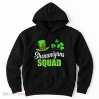 Shenanigans Squad St Patricks Day Shamrock Irish  Hoodie thumb 0