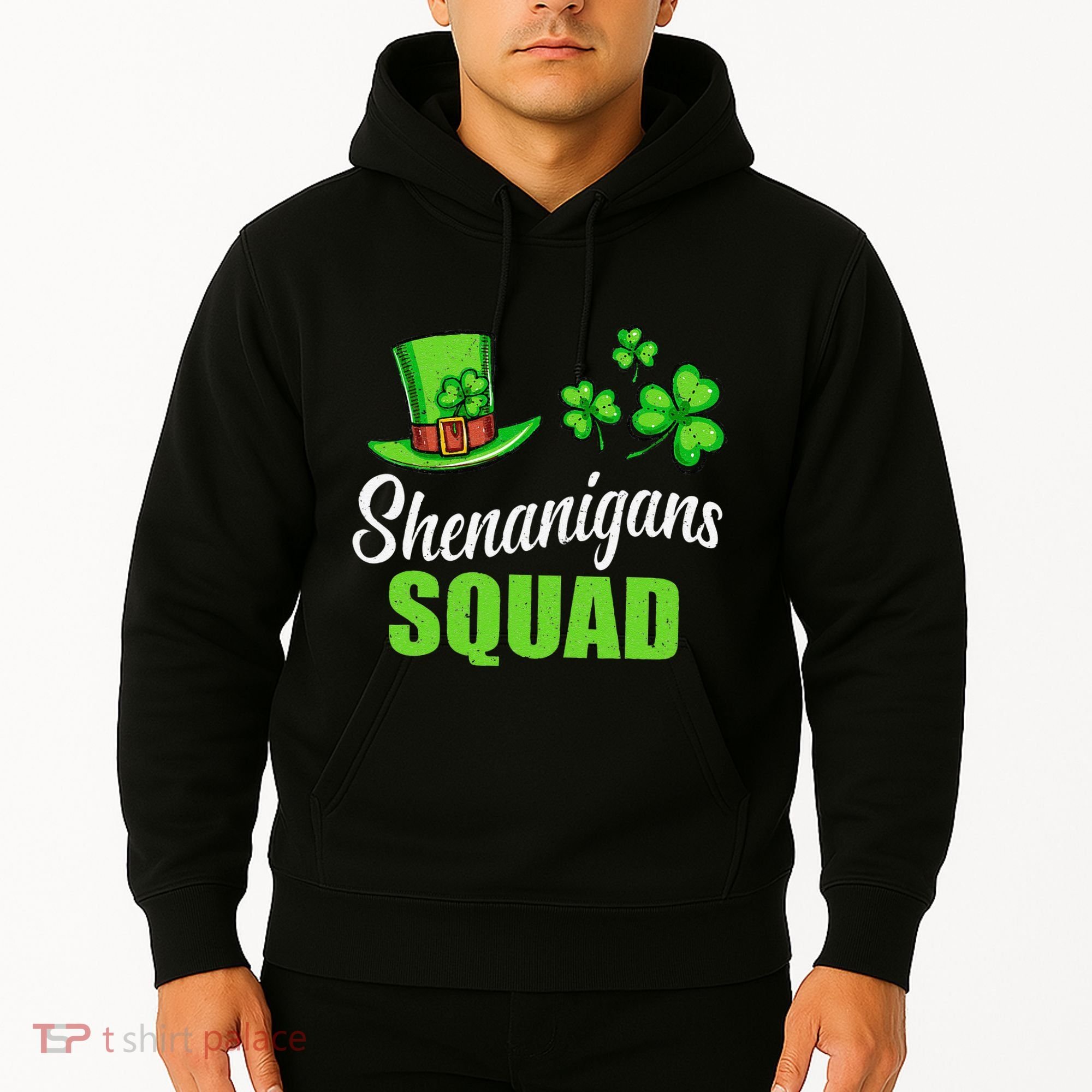 Shenanigans Squad St Patricks Day Shamrock Irish  Hoodie