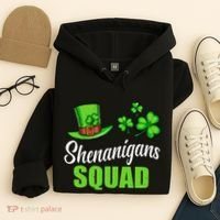 Shenanigans Squad St Patricks Day Shamrock Irish  Hoodie thumb 4