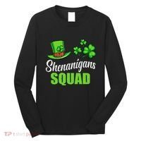 Shenanigans Squad St Patricks Day Shamrock Irish  Long Sleeve Shirt thumb 0