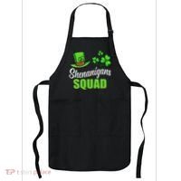 Shenanigans Squad St Patricks Day Shamrock Irish  Apron thumb 0