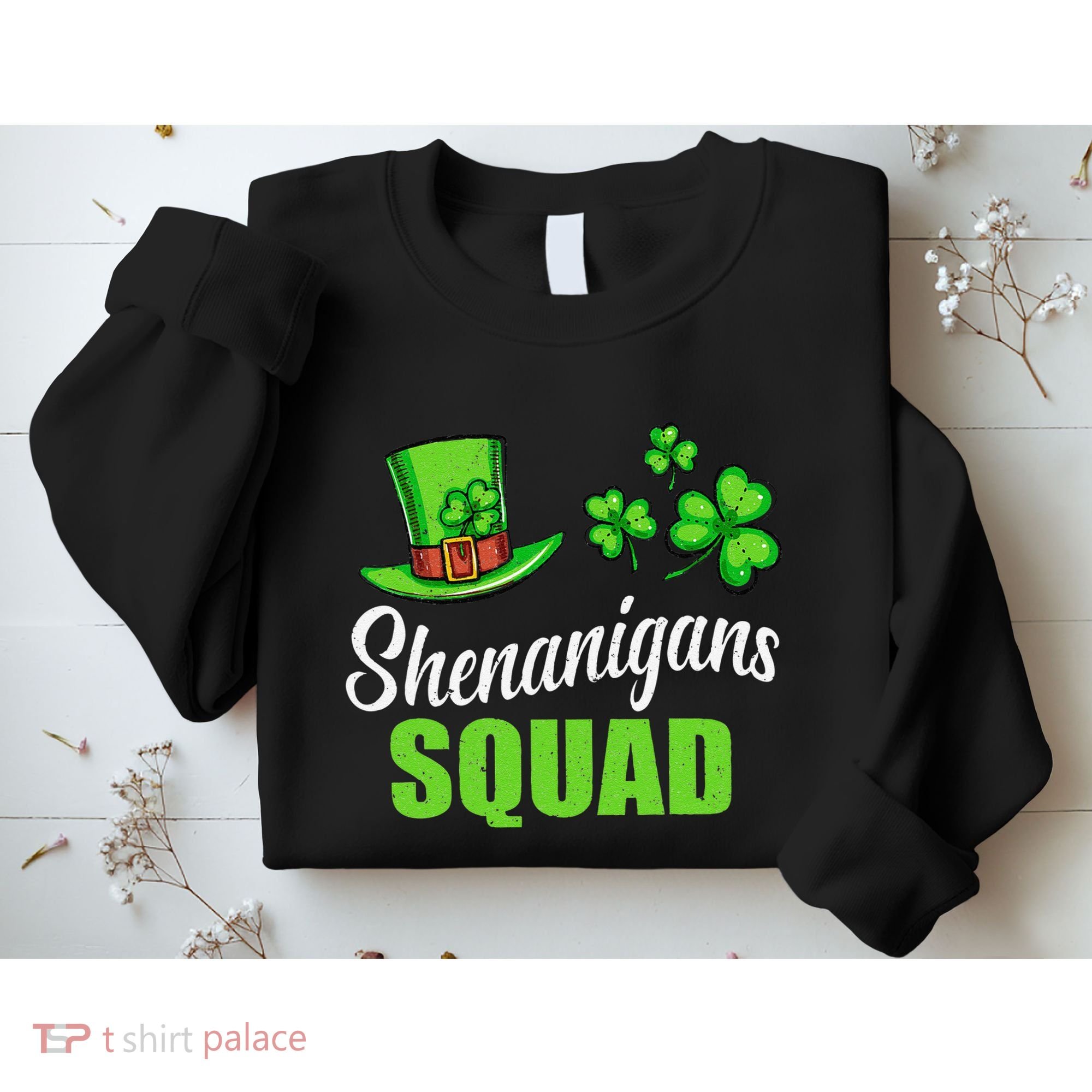 Shenanigans Squad St Patricks Day Shamrock Irish  Sweatshirt