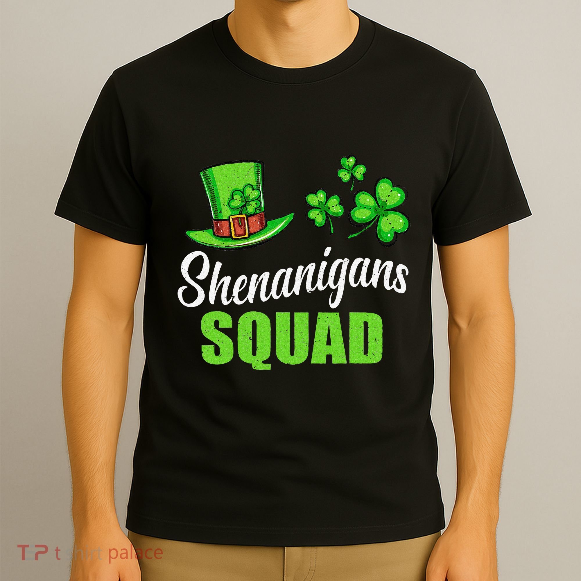 Shenanigans Squad St Patricks Day Shamrock Irish  T-Shirt