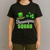 Shenanigans Squad St Patricks Day Shamrock Irish  T-Shirt thumb 4