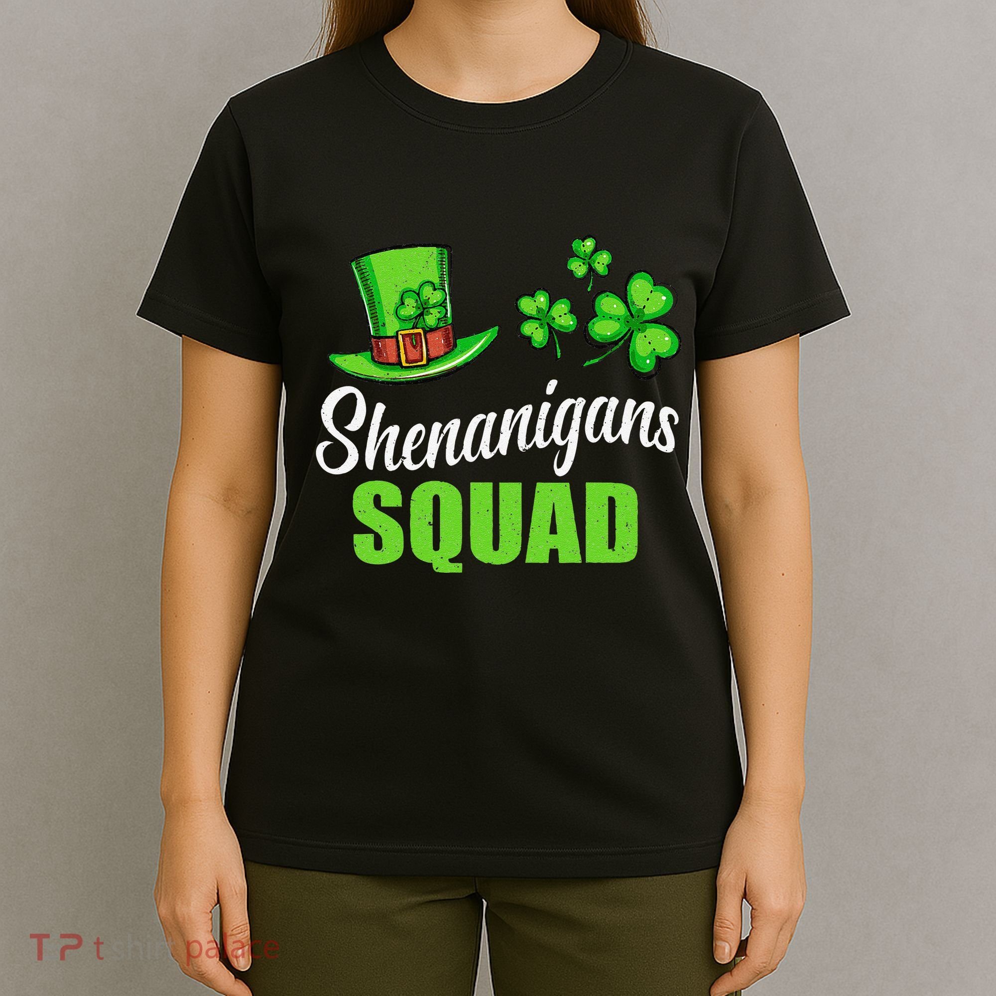 Shenanigans Squad St Patricks Day Shamrock Irish  T-Shirt