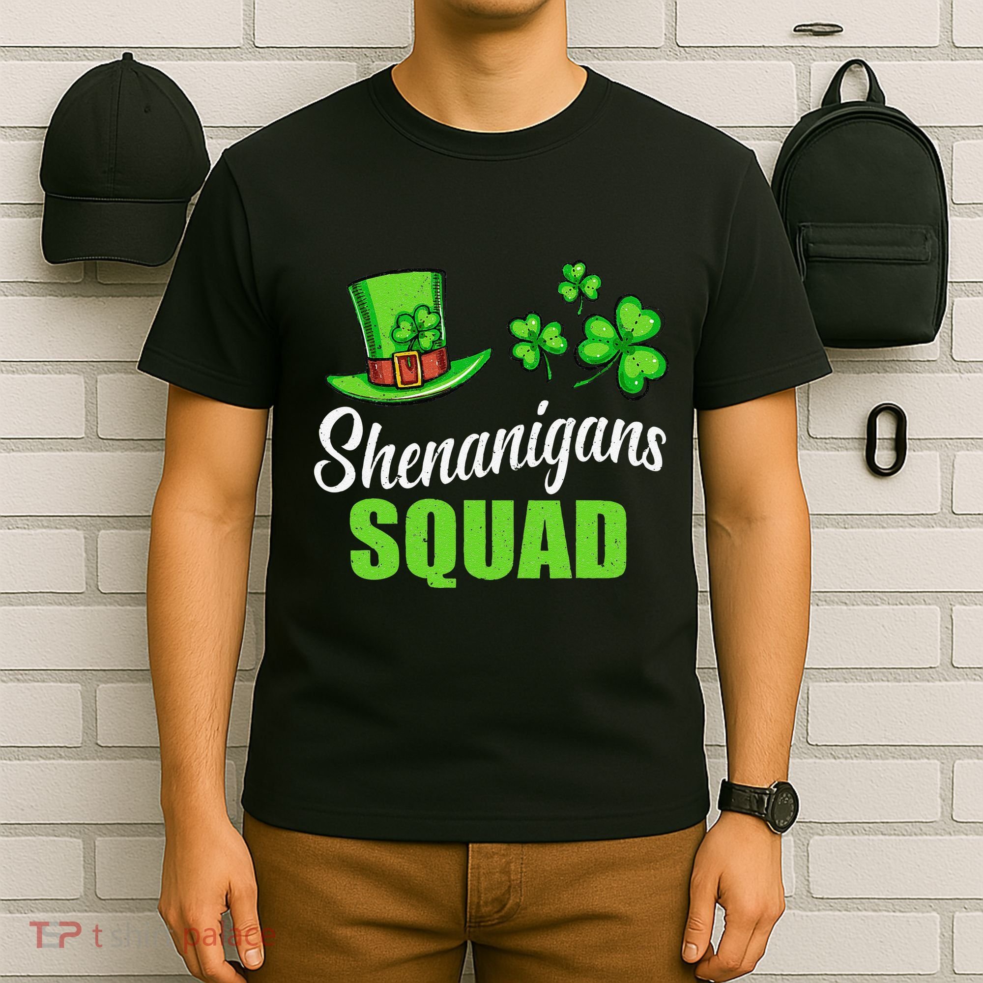 Shenanigans Squad St Patricks Day Shamrock Irish  T-Shirt
