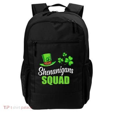 Shenanigans Squad St Patricks Day Shamrock Irish  Backpack