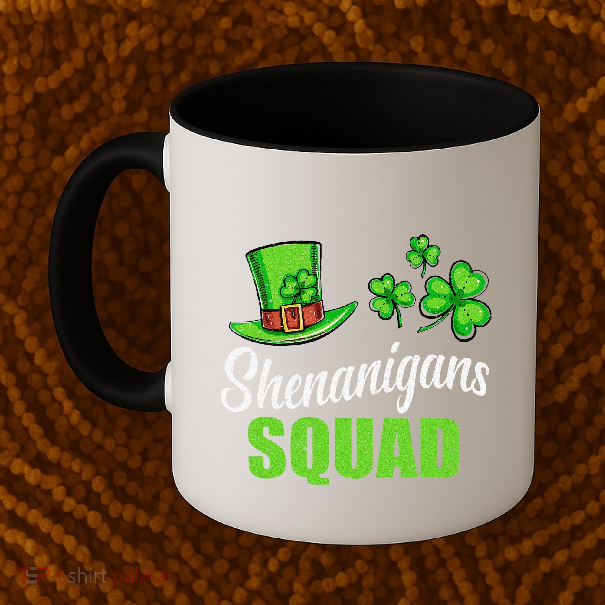 Shenanigans Squad St Patricks Day Shamrock Irish  Coffee Mug