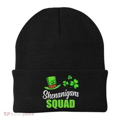 Shenanigans Squad St Patricks Day Shamrock Irish  Beanie