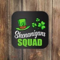 Shenanigans Squad St Patricks Day Shamrock Irish  Coaster thumb 0