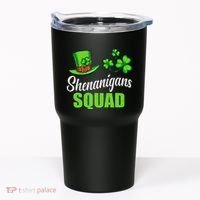 Shenanigans Squad St Patricks Day Shamrock Irish  Tumbler thumb 0