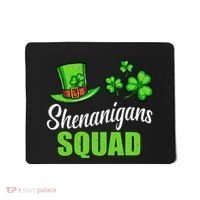 Shenanigans Squad St Patricks Day Shamrock Irish  Mousepad thumb 0