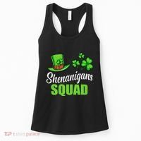 Shenanigans Squad St Patricks Day Shamrock Irish  Women's Tank Top thumb 0