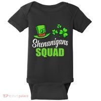 Shenanigans Squad St Patricks Day Shamrock Irish  Baby Bodysuit thumb 0