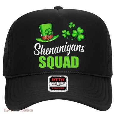 Shenanigans Squad St Patricks Day Shamrock Irish  Hat