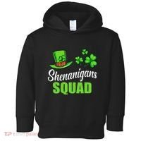 Shenanigans Squad St Patricks Day Shamrock Irish  Toddler Hoodie thumb 0