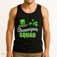 Shenanigans Squad St Patricks Day Shamrock Irish  Tank Top thumb 3