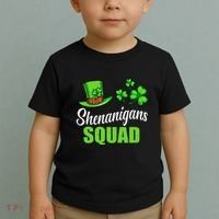 Shenanigans Squad St Patricks Day Shamrock Irish  Toddler T-Shirt thumb 2