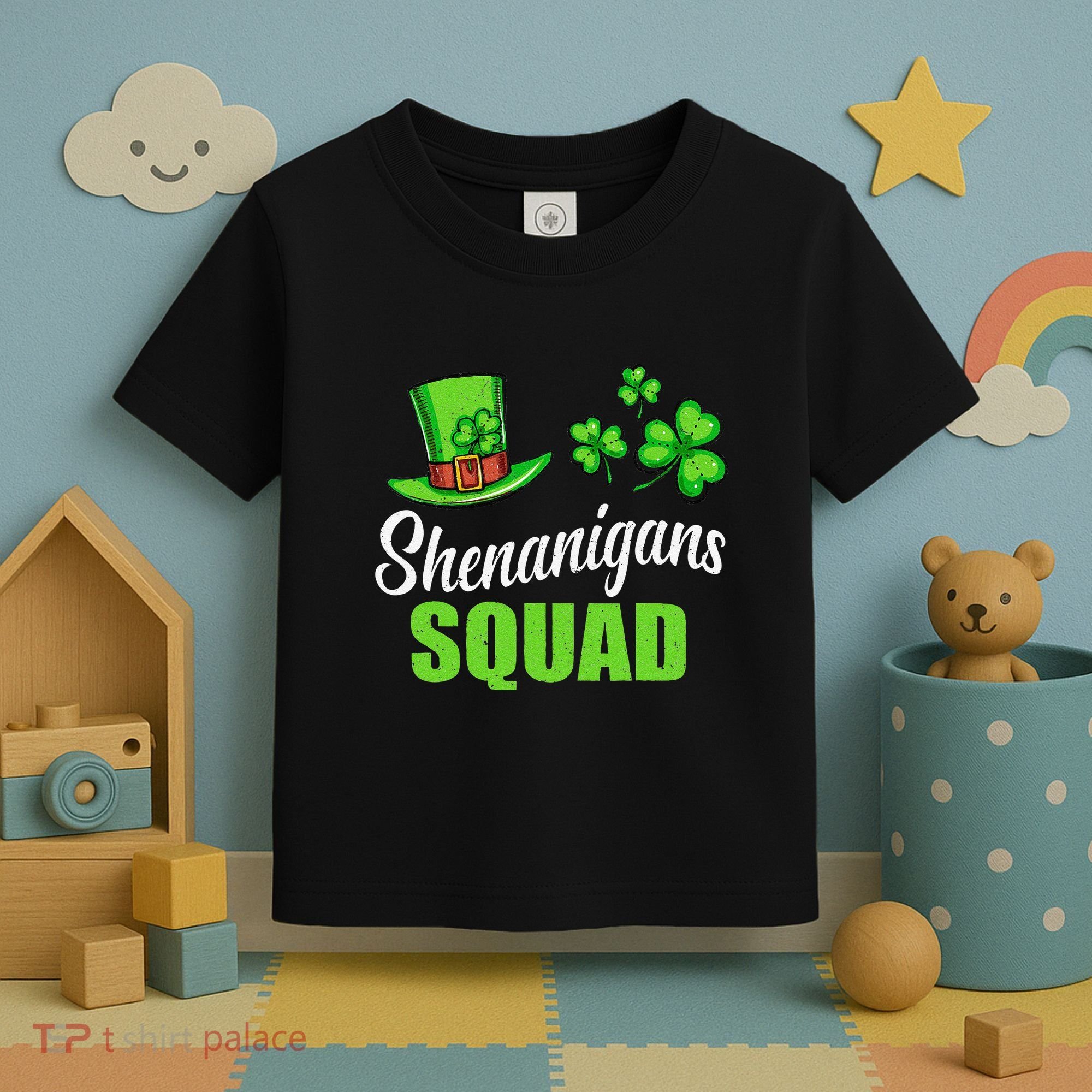 Shenanigans Squad St Patricks Day Shamrock Irish  Toddler T-Shirt