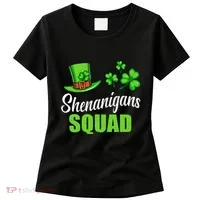 Shenanigans Squad St Patricks Day Shamrock Irish  Women's T-Shirt thumb 0