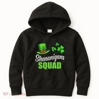Shenanigans Squad St Patricks Day Shamrock Irish  Kids Hoodie thumb 0