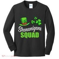 Shenanigans Squad St Patricks Day Shamrock Irish  Kids Long Sleeve Shirt thumb 0