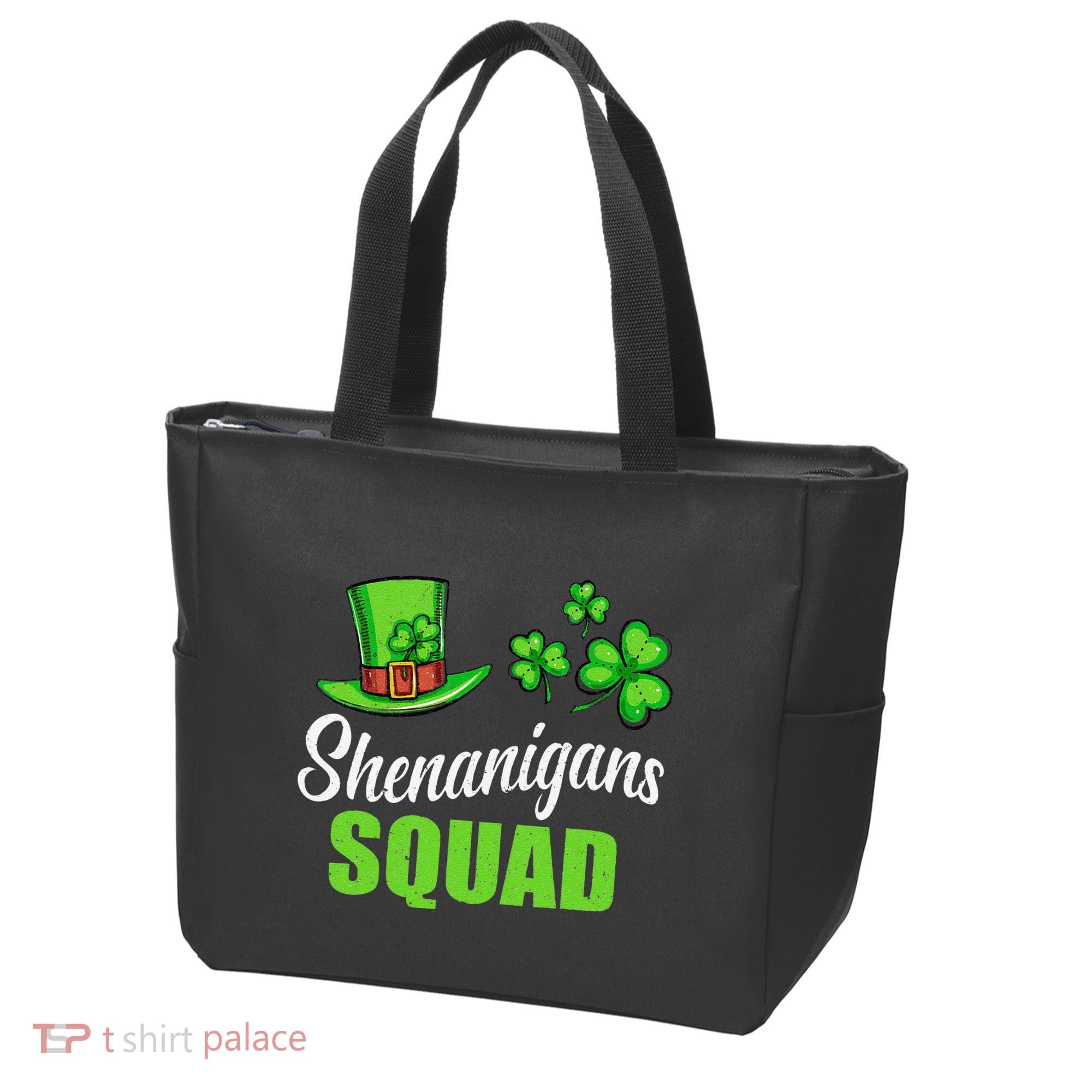 Shenanigans Squad St Patricks Day Shamrock Irish  Tote Bag