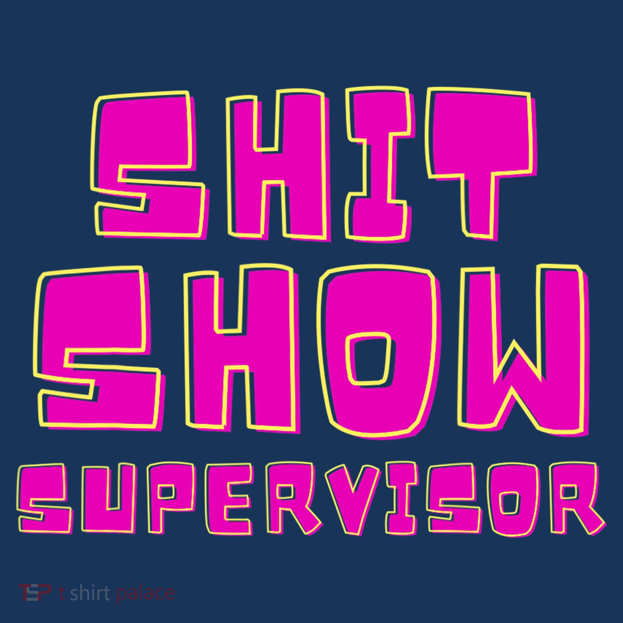 Shit Show Supervisor Funny Mom Boss Manager Coaster
