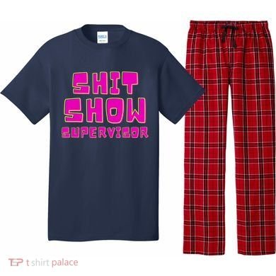 Shit Show Supervisor Funny Mom Boss Manager Pajama Set
