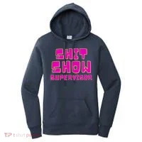 Shit Show Supervisor Funny Mom Boss Manager Women's Hoodie thumb 0